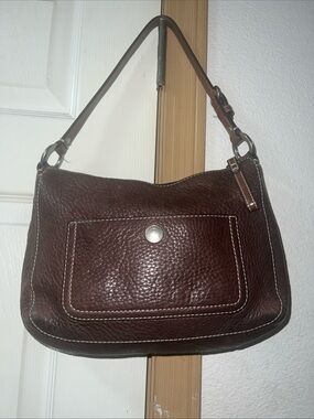 Coach F10890 Chelsea Women's Brown Leather Shoulder Bag Handbag